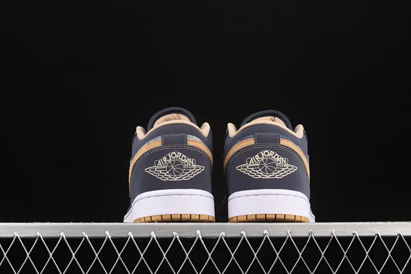 All categories Air Jordan Jordan series basketball shoes Air Jordan 1 Low Air Jordan 1 Low AJ1 Joe 1 dark blue denim low-top basketball shoes DH1259-400